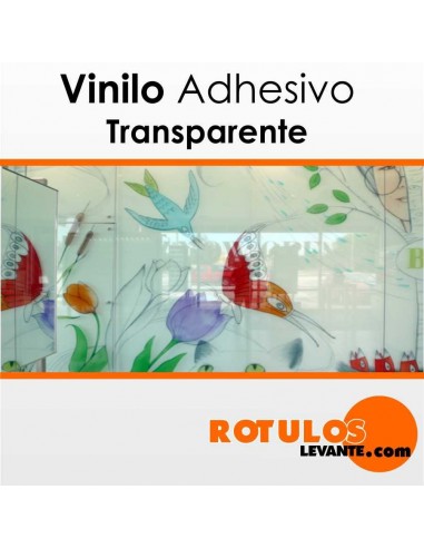 VINILO TRANSPARENTE IMPRESO