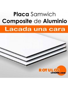 Placa composite aluminio gama económica