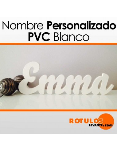 Letras decorativas personalizadas