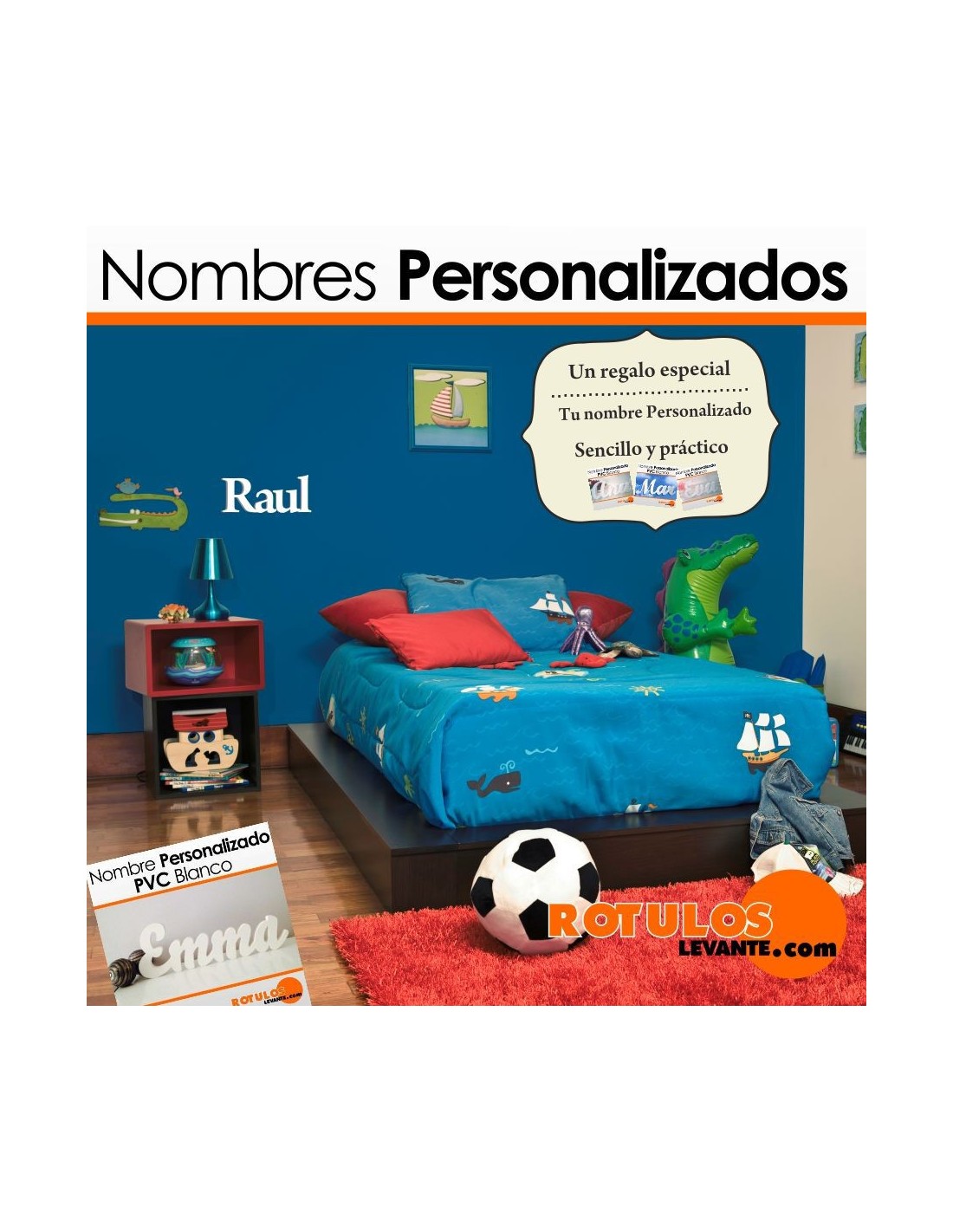 Nombres Personalizados PVC