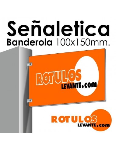 Señaletica Banderola 100x150