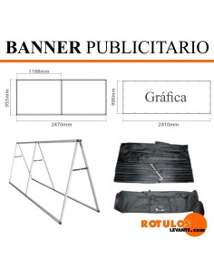 Valla - banner publicitario para eventos 2