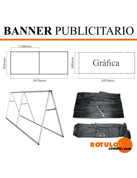 Valla publicitaria para eventos