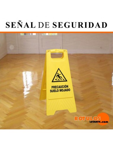 Señal de seguridad para el suelo