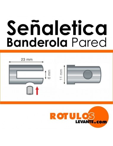 Señalética Banderola 150x200