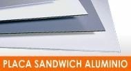 PLACA SÁNDWICH ALUMINIO