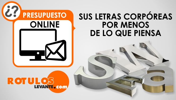 precio letras corporeas 