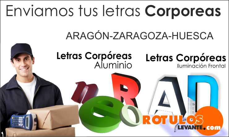 letras corporeas Aragon-zaragoza-huesca