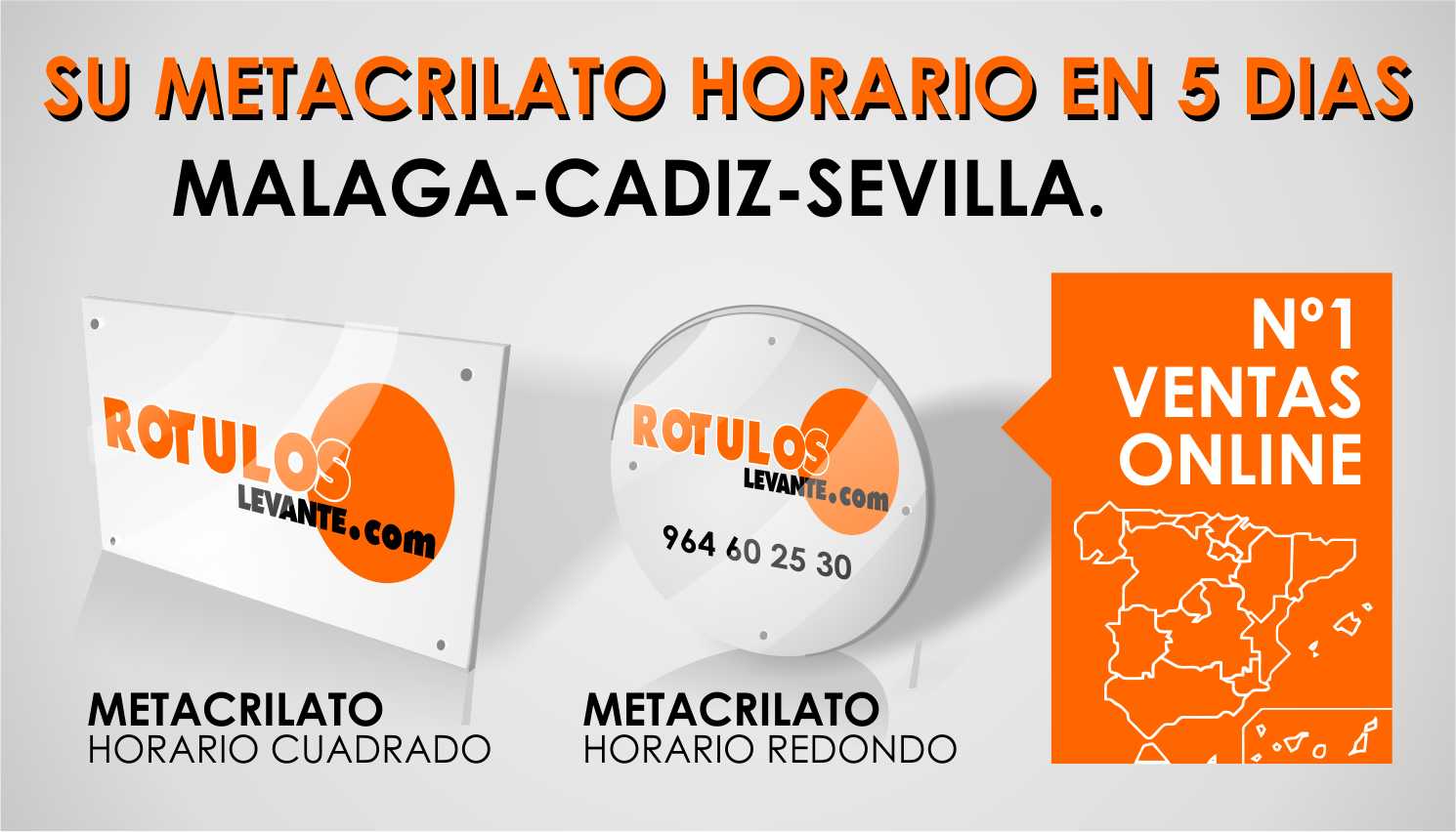 Placas Metacrilato horario Placas Metacrilato horario