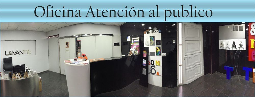 Oficinas Rótulos Levante