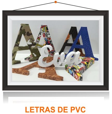 Letras corporeas PVC