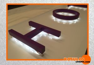 letras luminosas