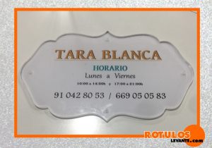 placa de metacrilato