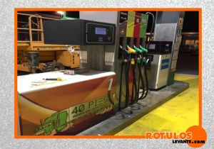 Rotulación gasolineras