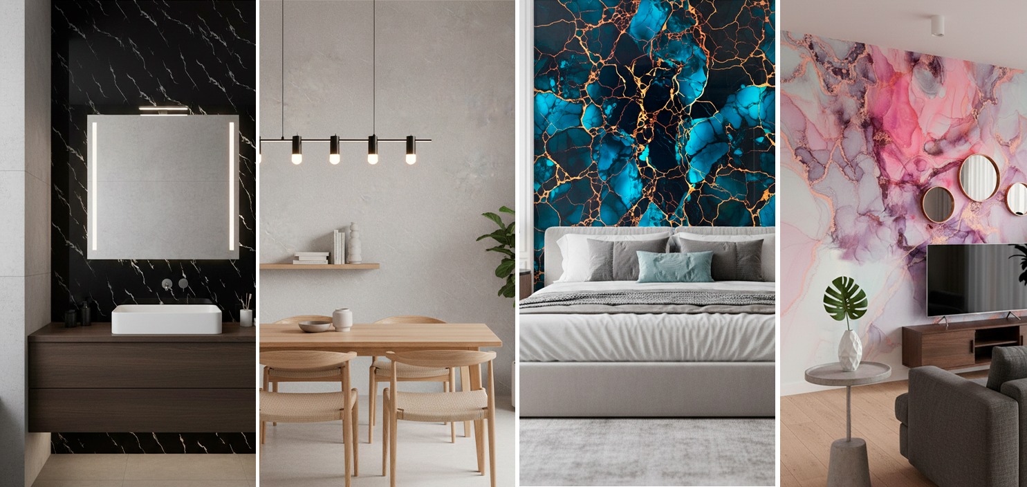 Placas decorativas efecto mármol - Envío a toda España